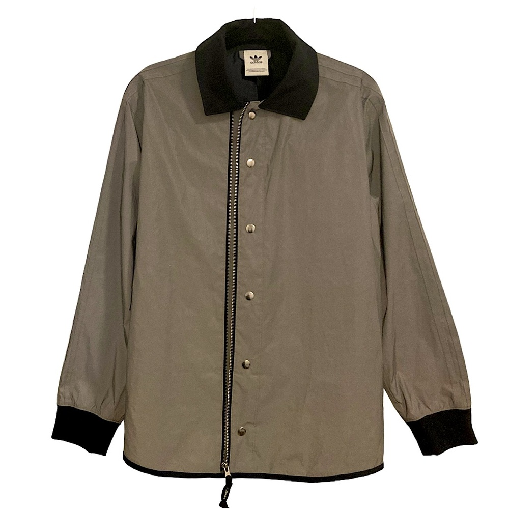 adidas Skateboarding x Blondey Reflective Silver Jacket Size M